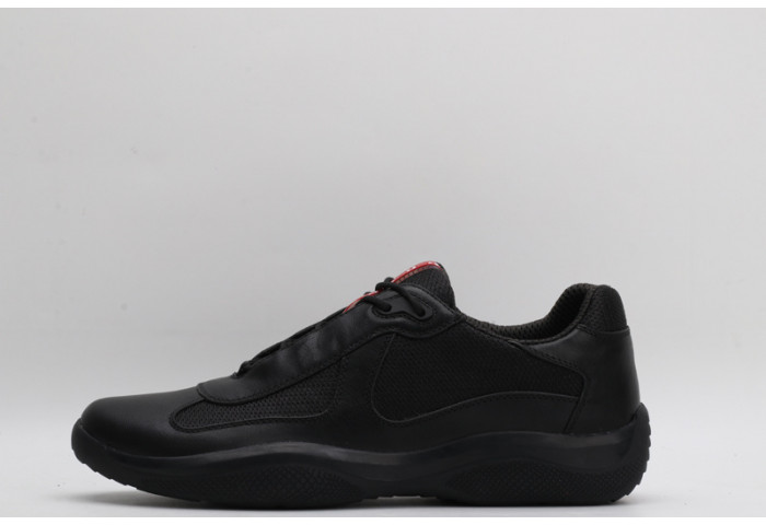 PRAD BLACK RED CUP BIKE FABRIC SNEAKERS