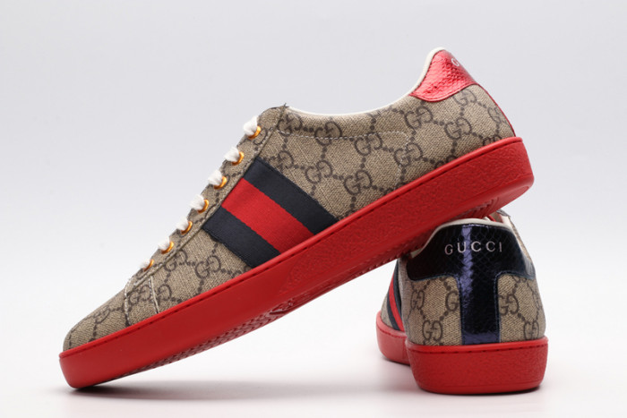 gi ace embroidered low-top sneaker 070504