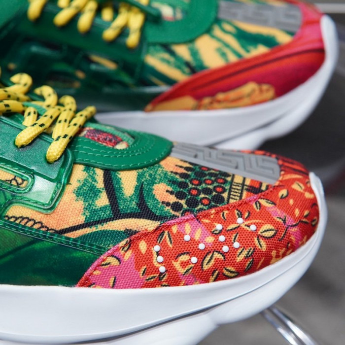 vse chain reaction green sneaker