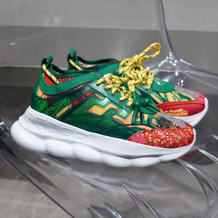vse chain reaction green sneaker