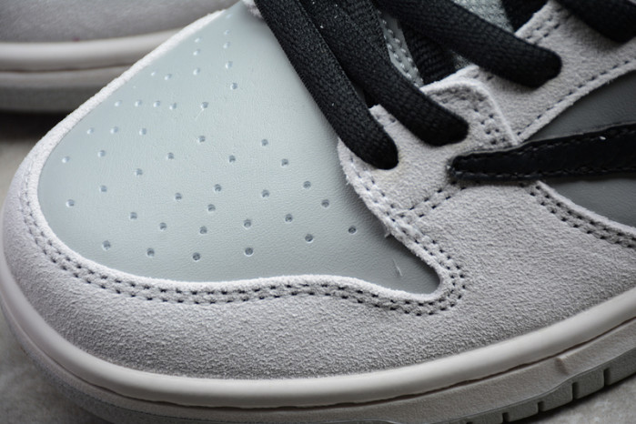 nike sb dunk low pro grey/black bq6817-101