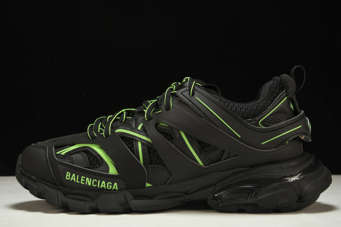 bl tess s. gomma trek low sneakers black green 11607