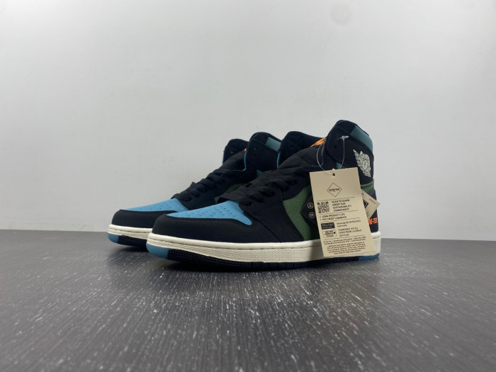 air jordan 1 high element gore-tex ''black olive'' db2889-003
