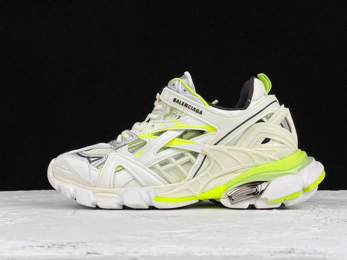 bl track trainers sneaker white yellow h903p072