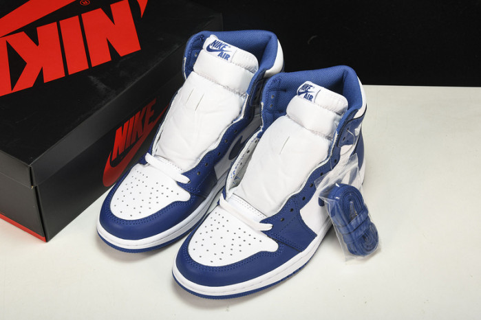 air jordan 1 retro high og storm blue 555088-127