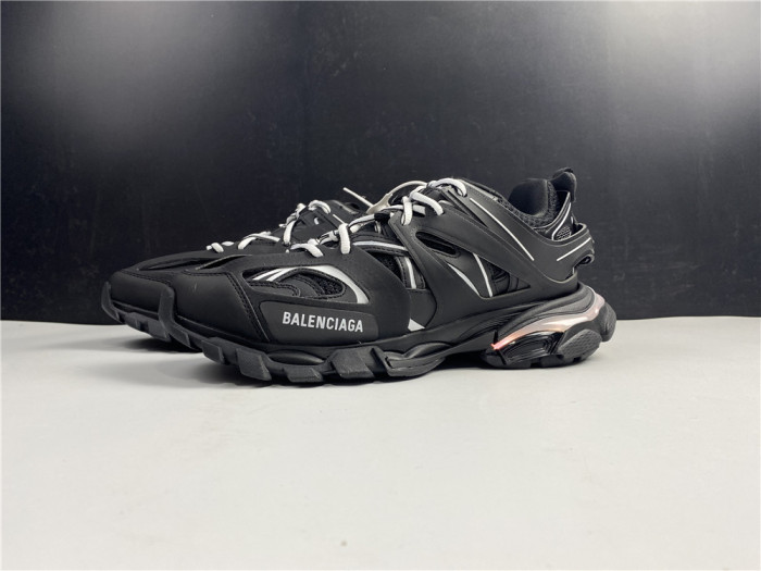 (led)bl tess s. gomma trek low sneakers black 23090801
