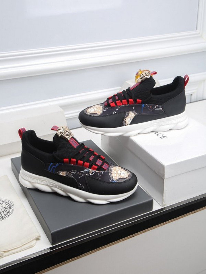 vse chain reaction black sneaker
